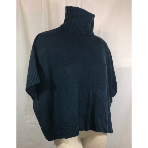 Diane Von Furstenberg Sweaters - Diane von Furstenberg Size S Forest Green Cowl Neck Wool Cashmere Blend Sweater
